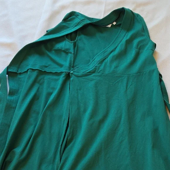 Boden Green Wrap Midi Dress - Size 10 - Picture 6 of 13